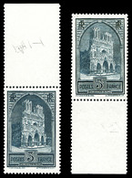 ** N°259, 3f Cathédrale De Reims: Type I Et IV, Les 2 Exemplaires Bdf. TB  Qualité: **  Cote: 270 Euros - 1900-02 Mouchon