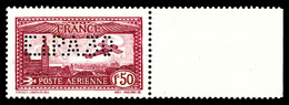 ** N°6d, 1F50 Carmin Perforé E.I.P.A.30, Bord De Feuille Latéral, SUP (certificat)  Qualité: **  Cote: 5000 Euros - 1927-1959 Mint/hinged