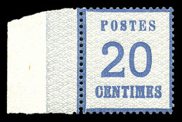 ** N°6, 20c Bleu, Bord De Feuille, Fraîcheur Postale. TTB  Qualité: ** - Andere & Zonder Classificatie