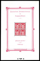 ** N°1, Exposition Philatélique De Paris 1925, Infimes Points De Gomme. TB (certificat)  Qualité: **  Cote: 5500 Euros - Neufs