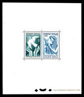 ** N°761/62, Conférence De La Paix, Tirage 1000 Exemplaires, SUP (certificat)  Qualité: ** - Mint/Hinged