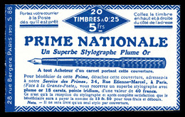 ** N°140-C12, Série 88-D, PRIME NATIONALE STYLOGRAPHE Et AIGLE. SUP. R. (certificat)  Qualité: ** - Andere & Zonder Classificatie