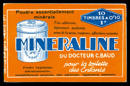 ** N°188-C1a, MINERALINE, 10 Timbres Avec Variété 'PEPUBLIQUE' Case 5. SUP. R. (certificat)  Qualité: ** - Autres & Non Classés