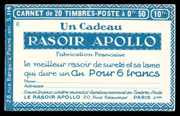 ** N°199-C3, Série 114 E-A, RASOIR APOLLO Et LONGINES. SUP. R.R. (certificat)  Qualité: ** - Autres & Non Classés