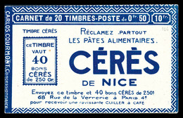 ** N°199-C3, Série 139 N-B, PÂTES CERES Et EU. SUP (certificat)  Qualité: ** - Andere & Zonder Classificatie