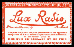 ** N°199-C6, Série LE MANS 1, LUX RADIO Et LEMAIRE CHEMISERIE. SUP. R.R. (certificat)  Qualité: ** - Other & Unclassified