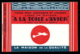 ** N°199-C25, Série Toile, TOILE D'AVION QUALITE Et TOILE D'AVION CIMS. TTB  Qualité: ** - Andere & Zonder Classificatie