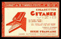 ** N°199-C29, Série 172, CIGARETTES VIZIR Et EU Haut De Feuille. SUP (certificat)  Qualité: ** - Andere & Zonder Classificatie