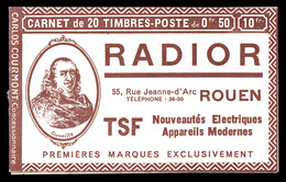 ** N°257-C4, Série ROUEN I, CARRIERE NOUVEAUTEES Et RADIOR TSF. SUP. R.R. (certificat)  Qualité: ** - Andere & Zonder Classificatie