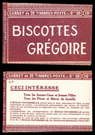 ** N°257-C5, Série 165 SP, BISCOTTES GREGOIRE, SUP  Qualité: ** - Other & Unclassified