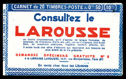 ** N°272-C6, Série 216-A, LAROUSSE CONSULTEZ Et EU. TB (certificat)  Qualité: ** - Andere & Zonder Classificatie