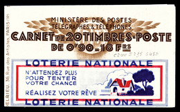 ** N°368-C2, Série 48-B, LOTERIE NATIONALE VOTRE RÊVE Et EU, Daté Du 23.1.39. TTB  Qualité: ** - Andere & Zonder Classificatie