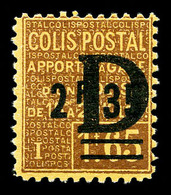 ** N°131, 2F35 Sur 1F65 Surchargé 'D', Fraîcheur Postale, SUP (certificat)  Qualité: **  Cote: 1350 Euros - Mint/Hinged