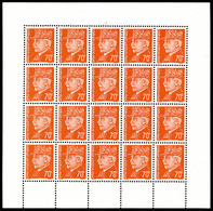 ** N°6, FAUX DE LONDRES, 70c Pétain Orange (N°511), Bloc Complet De 20 Exemplaires. SUP. R. (certificat)  Qualité: **  C - Bevrijding