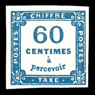 * N°9a, 60c Bleu Très Foncé, Frais. TTB (certificat)  Qualité: *  Cote: 800 Euros - 1859-1959 Used