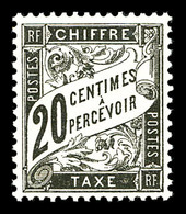 ** N°17, 20c Noir, Fraîcheur Postale, Très Bon Centrage. SUP (signé Calves/certificat)  Qualité: ** - 1859-1959 Used