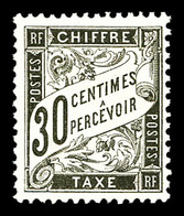 * N°18, 30c Noir, Frais. TTB  Qualité: *  Cote: 375 Euros - 1859-1959 Used