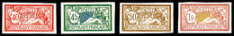 (*) Merson N°119, 120, 121 Et 143, Les Quatre Valeurs Non Dentelées. TTB (certificat)  Qualité: (*)  Cote: 1175 Euros - Unused Stamps