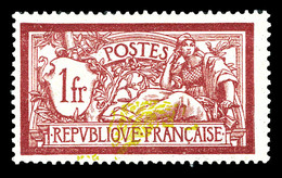 * N°121b, 1f Merson, Centre Très Déplacé. TB  Qualité: *  Cote: 250 Euros - Unused Stamps