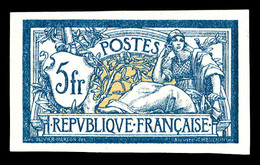 (*) N°123b, 5f Merson, Non Dentelé. SUP (certificat)  Qualité: (*)  Cote: 900 Euros - Unused Stamps