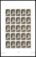 ** N°446, 40c +60c Musée Postal En Feuille Complète De 25 Exemplaires. SUPERBE. R.R. (Certificat)  Qualité: **  Cote: 67 - Zonder Classificatie