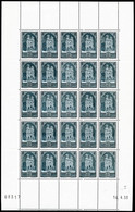 ** N°259, Cathédrale De Reims Type I En Feuille Complète De 25 Exemplaires Datée Du 14/4/1930, RARE Et SUPERBE (certific - Volledige Vellen