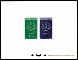 (*) N°1218/19, Paire Europa De 1959, épreuve Collective, TTB  Qualité: (*)  Cote: 500 Euros - Luxury Proofs