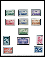 N Collection En 1 Volume Et Un Classeur. Bel Ensemble De Timbres Neufs Et Oblitérés Des Origines à 1947, Poste, PA, BF E - Collections