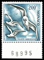 ** MONACO, PA: N°55/58, Série Oiseaux De 1955, TB (certificat)  Qualité: **  Cote: 575 Euros - Luftfahrt