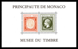 ** MONACO, Blocs Et Feuillets: N°58A, Musée Du Timbre: Sans Cachet à Date (Non émis), SUP (certificat)  Qualité: **  Cot - Blocks & Sheetlets