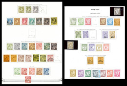 * MONACO, Collections: 1885/1950, POSTE-PA-BLOCS-TAXE-PREO, Collection Presentée Sur Feuilles D'album, De Bonnes Valeurs - Collections, Lots & Series