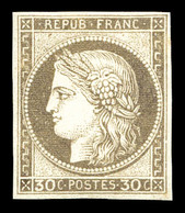 * COLONIES GENERALES, N°20, 30c Brun. TB  Qualité: *  Cote: 150 Euros - Eagle And Crown