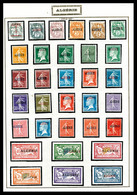 N ALGERIE, Collections: 1924/1955, Poste/Préo/Txe, Neufs Et Obl, Pays Quasi Complet. TB  Qualité: N  Cote: 2106 Euros - Unused Stamps