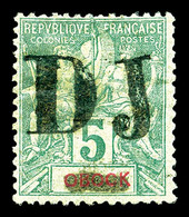 * COTE DES SOMALIS, N°1, 5c Vert, Manque De Gomme En Partie Sup (signé Calves)  Qualité: *  Cote: 240 Euros - Unused Stamps