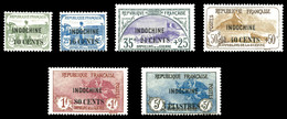 * INDOCHINE, N°90/95, Série Orphelins De 1919, Les 6 Valeurs TB  Qualité: *  Cote: 350 Euros - Used Stamps