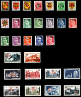 ** REUNION, N°281/306, Série Complète De 1949, Les 29 Valeurs TB  Qualité: **  Cote: 310 Euros - Unused Stamps