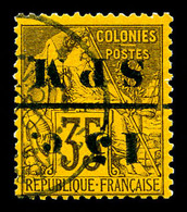 O SAINT PIERRE ET MIQUELON, N°13a, 15c Sur 35c, Surcharge Renversée. SUP (signé Brun/certificat)  Qualité: O  Cote: 1000 - Used Stamps