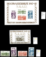 ** SARRE, Collections: Collection Complète De 1947 à 1959, Dont Bloc N°1 Et 2, PA 13. TB  Qualité: **  Cote: 3328 Euros - Autres & Non Classés