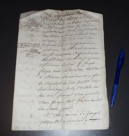 Document Tribunal St Marcellin Isère 5 Oct 1811 - Seals Of Generality