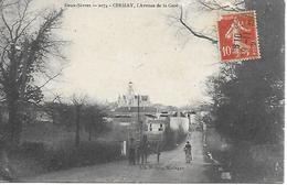 CERIZAY AVENUE DE LA GARE ANIMEE 1912 - Cerizay