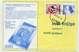 YUGOSLAVIA 1988 Commercial Postcard With Red Cross Week 50d Tax.  Michel ZZM154 - Wohlfahrtsmarken