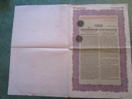 Obligation Au Porteur De La République D'Autriche De 1000 Francs N°2,274 - A - C