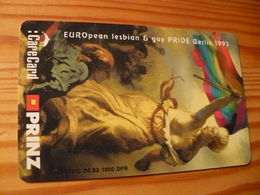 Phonecard Germany O 253 C Lesbian & Gay Pride, Painting 1.000  Ex. - K-Series : Customers Sets