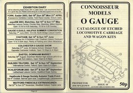 Catalogue CONNOISSEUR MODELS 2002-03 O GAUGE Kits Locomotive Wagon - English