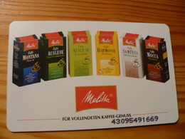 Phonecard Germany K 1415 Melitta Coffee 2.000  Ex. - K-Series : Customers Sets