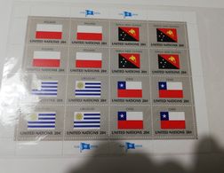 2759) USA BANDIERE FLAGS STAMPS SERIES 4 FOGLIETTI NUOVI - Sheets