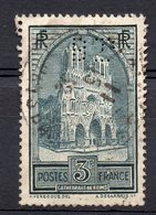 France--Perforé "  B.P " --tp  N° 259   3 F Ardoise  Cathédrale De Reims  Type I - Otros & Sin Clasificación