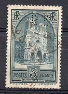 France--Perforé "  B.P " --tp  N° 259     3 F Ardoise  Cathédrale De Reims  Type I - Otros & Sin Clasificación