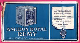 BUVARD - Amidon Royal Remy - S.A. Des Usines Remy Wygmael (Brabant) - Louvain - Boite 250 Grammes - Wassen En Poetsen