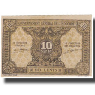 Billet, FRENCH INDO-CHINA, 10 Cents, Undated (1942), KM:89a, NEUF - Indocina